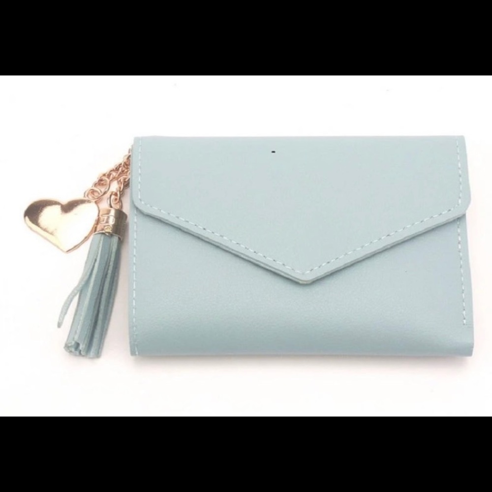 Tassel Clutch Wallet...Color: Blue....New